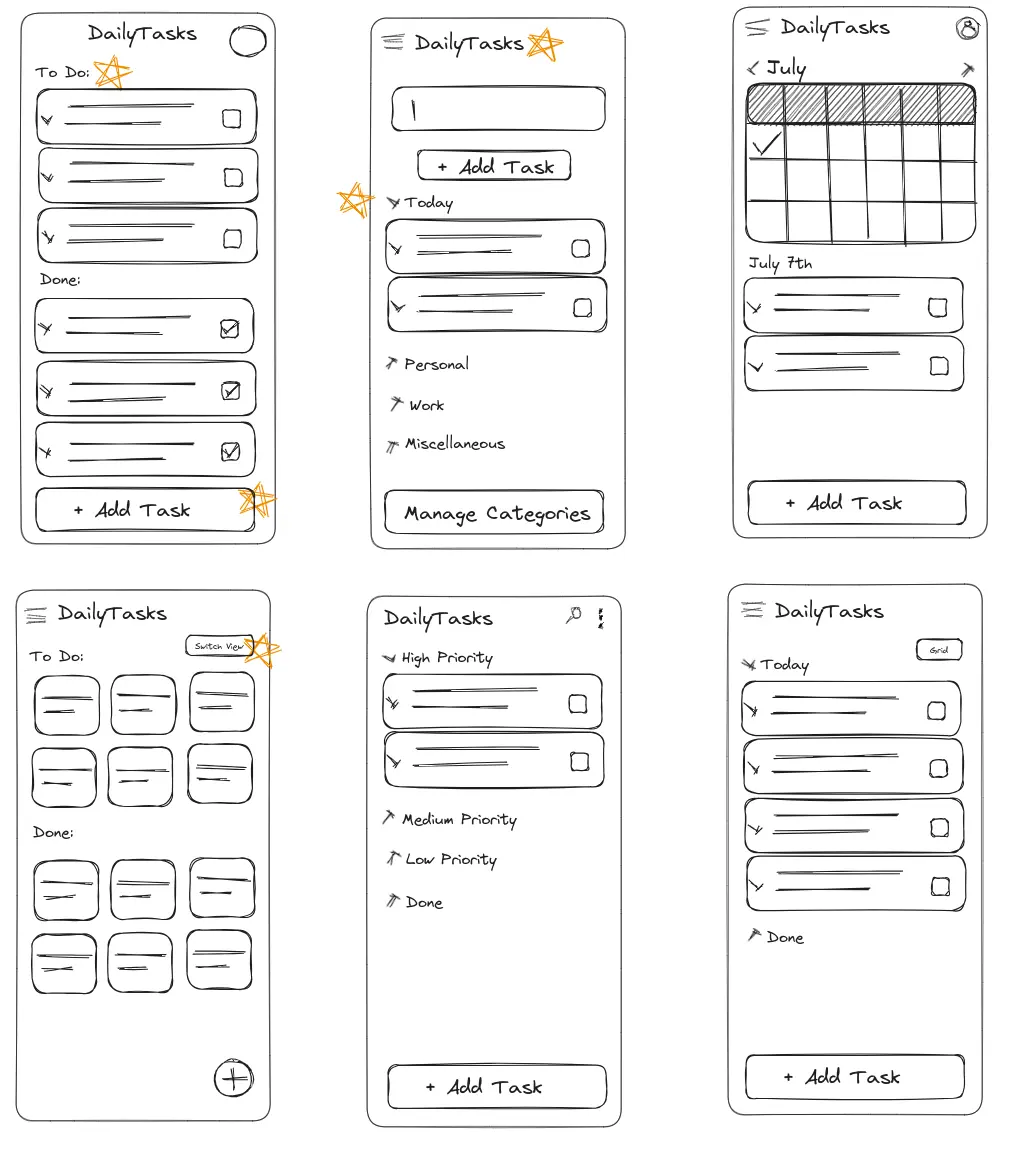 Paper Wireframes